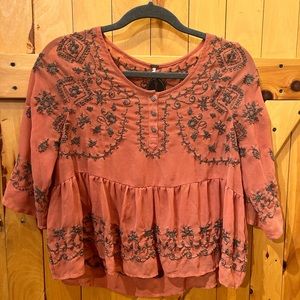 Free People Peplum Top